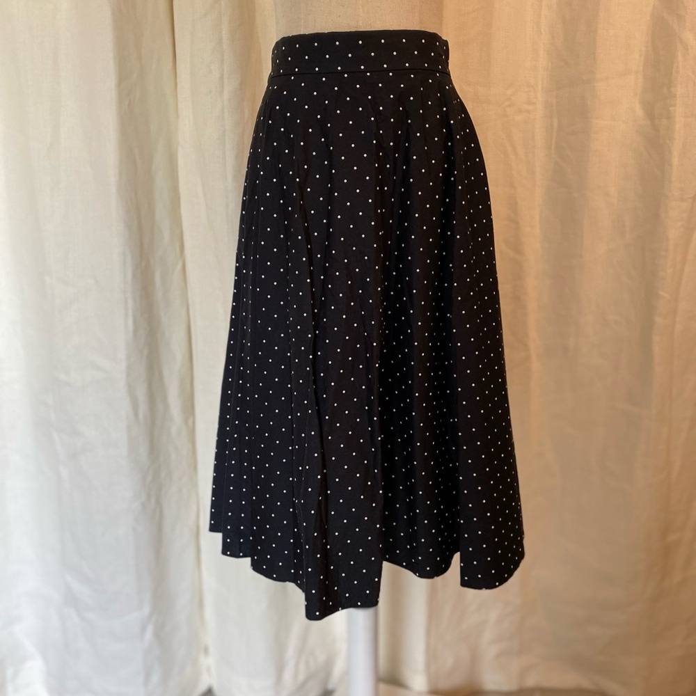 Uniqlo Polka Dot Circle Skirt